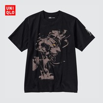 Uugaku mens clothing womens clothing UT METAL GEE Series printed T-shirt short sleeves 2024 new 471659