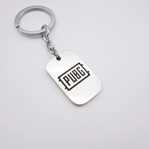 绝地求生钥匙链绝地求生 项链钥匙扣pubg吃鸡军牌狗牌游戏周边battlegrounds礼物