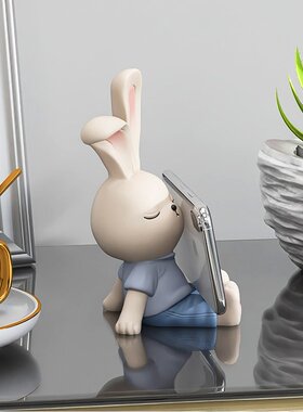 可爱兔子手机支架送礼好物