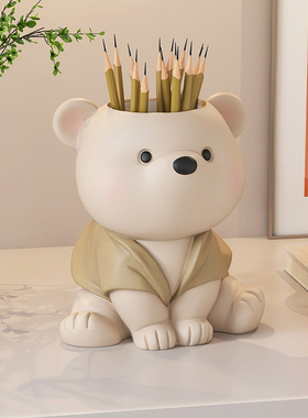 笔筒摆件办公室桌面收纳盒礼物