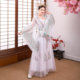 Improved Hanfu embroidered fairy-like elegant long skirt performance