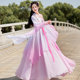 Traditional Hanfu women's summer dance gauze dress