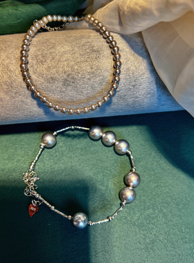 贝珠时尚大珠小珠叠戴