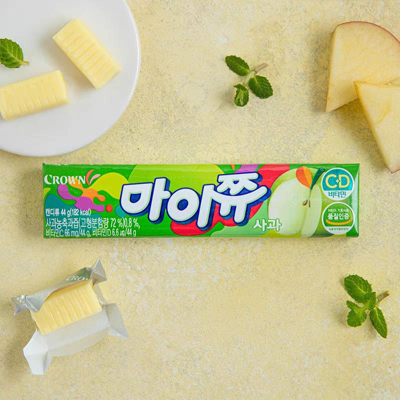 韩国进口食品crown克丽安果味软糖水果味口嚼糖儿童休闲糖果零食,淘宝优惠券,粉丝福利购,淘宝优惠卷