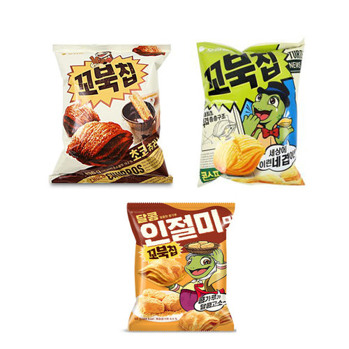好丽友龟壳玉米酥乌龟玉米片龟壳型膨化休闲小吃韩国进口零食 - 图3