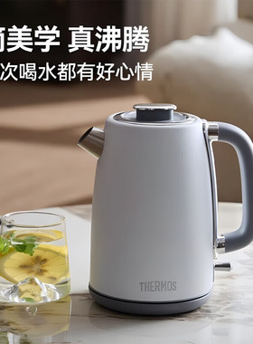 膳魔师电热水壶304不锈钢烧水壶家用开水壶智能温控电水壶
