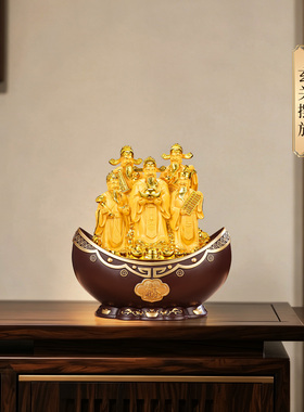 聚善缘五路聚财财神爷存钱罐礼品