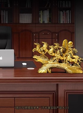 万里雄风招财马摆件装饰