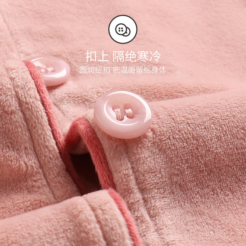 【海岛绒】情侣睡衣男士秋冬款冬季法兰绒加绒加厚珊瑚绒家居服女,淘宝优惠券,粉丝福利购,淘宝优惠卷