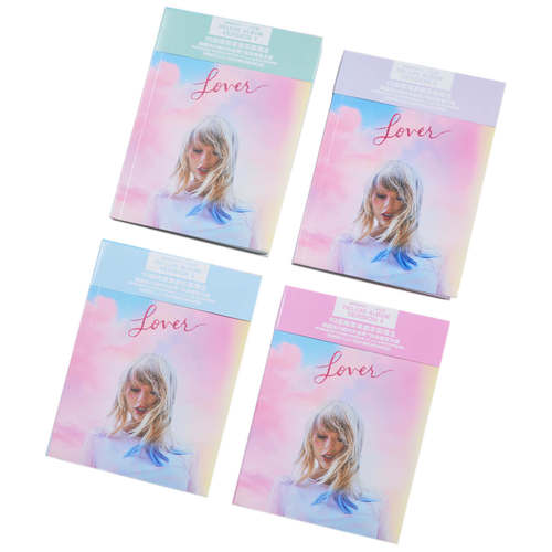 正版 霉霉泰勒斯威夫特 豪华版Taylor Swift Lover 4CD+海报+笔记 - 图0