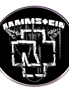 rammstein德国战车摇滚金属朋克音乐胸针别针胸章合金徽章配饰