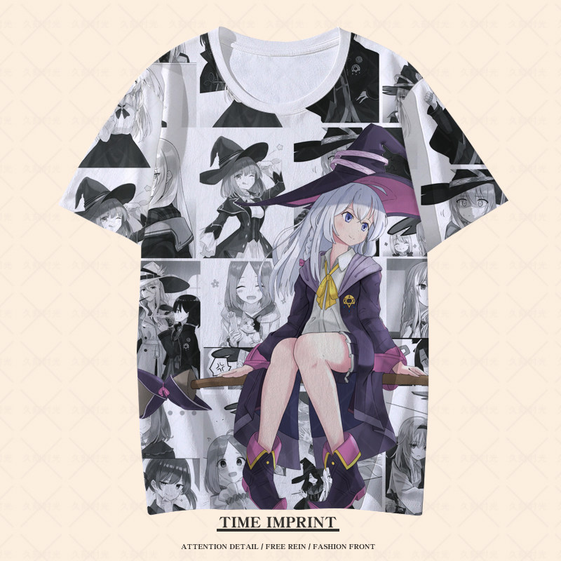 魔女之旅伊蕾娜短袖大码速干风t恤 久刻时光T恤