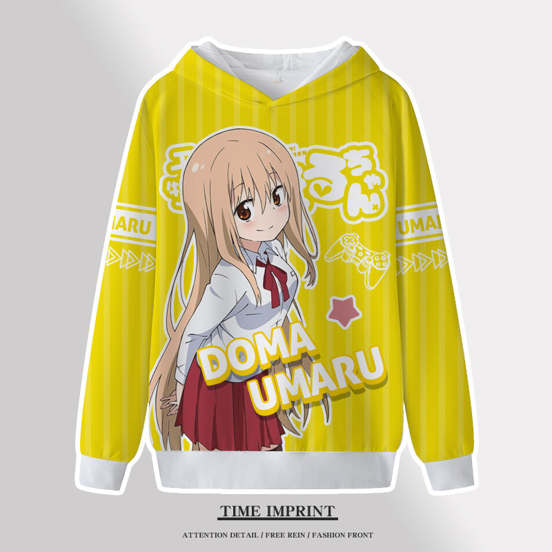 青少年干物妹小埋学生连帽衫潮卫衣 久刻时光卫衣