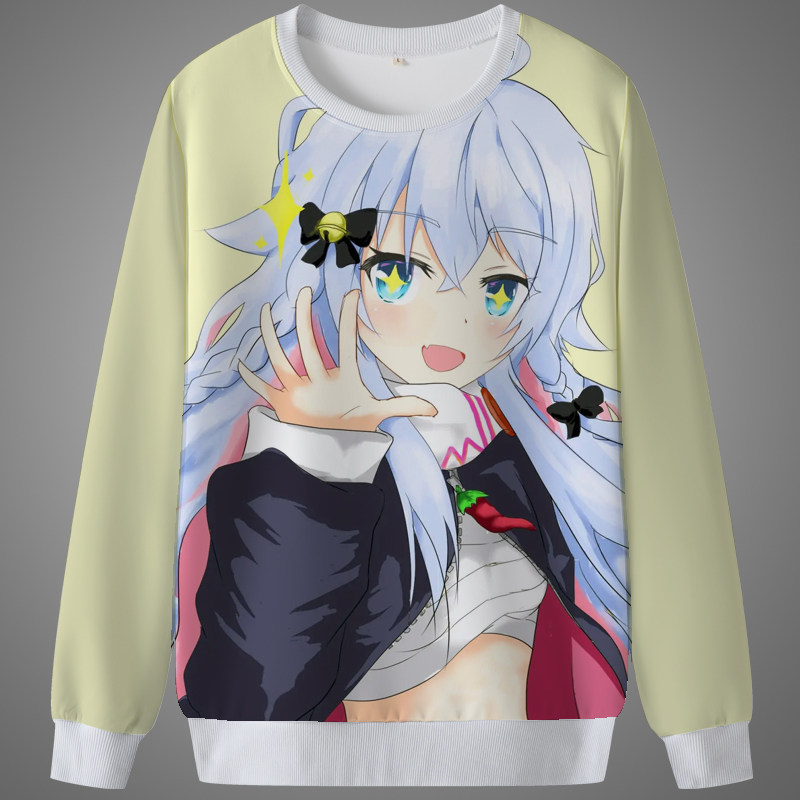 青少年神乐七奈长袖大码定制卫衣 久刻时光卫衣