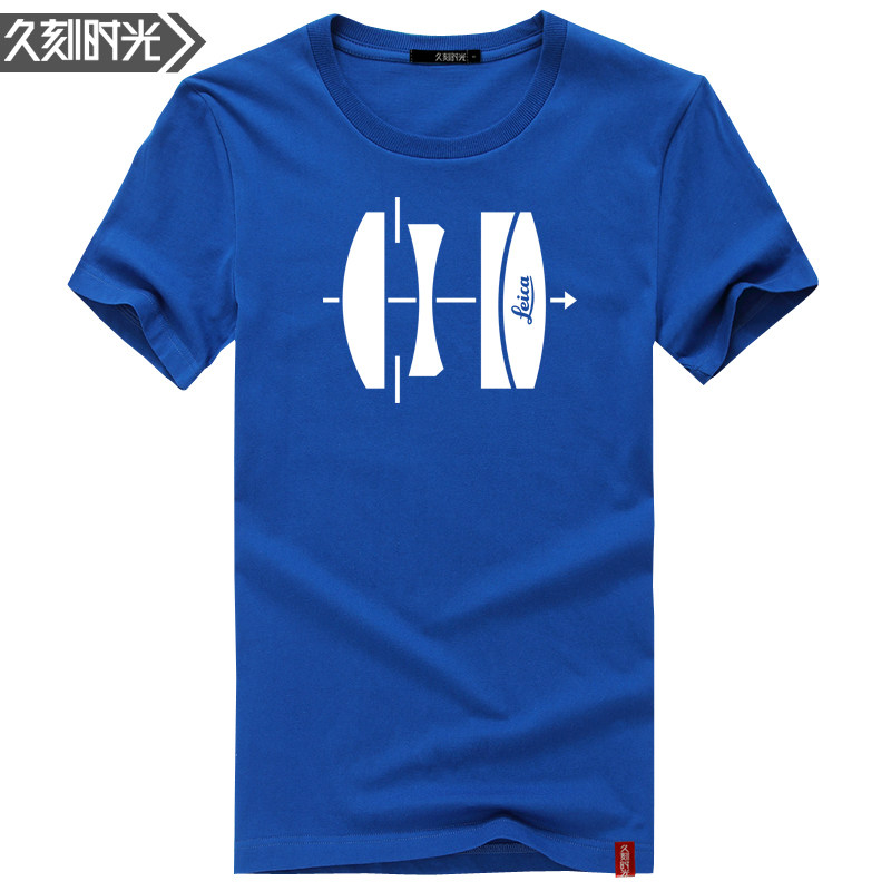 摄影文化衫复古双反胶卷相机打底衫 久刻时光T恤