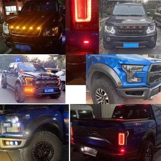 福特F150猛禽日行灯16-21新款改装前杠小黄灯轮眉叶子板LED转向灯,淘宝优惠券,粉丝福利购,淘宝优惠卷