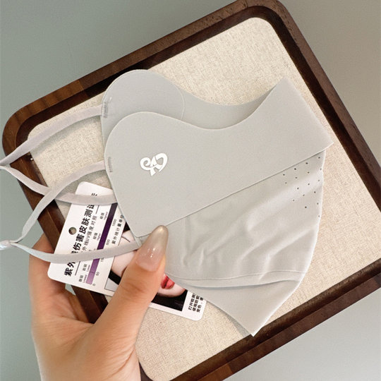 Ice Silk Sunscreen Mask for Women Summer 2025 New High-Looking Thin Breathable Anti-UV Full Face Sunshade Mask