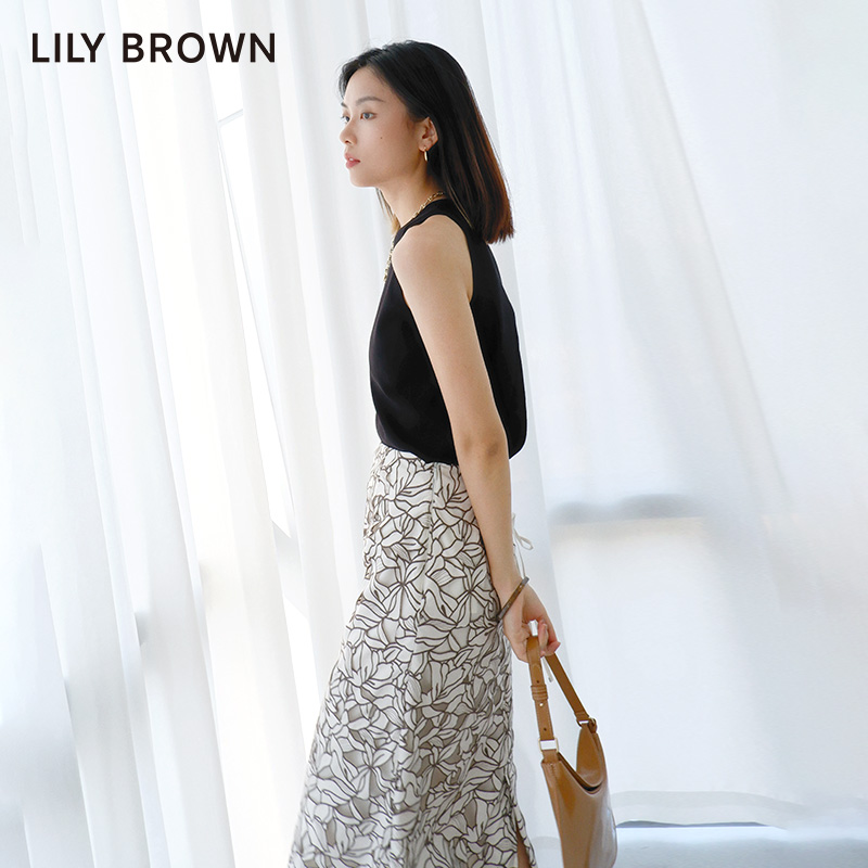 LILY BROWN春夏款 甜美镂空设计感高腰半身裙LWFS221087 - 图2