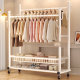 Floor-standing movable coat rack