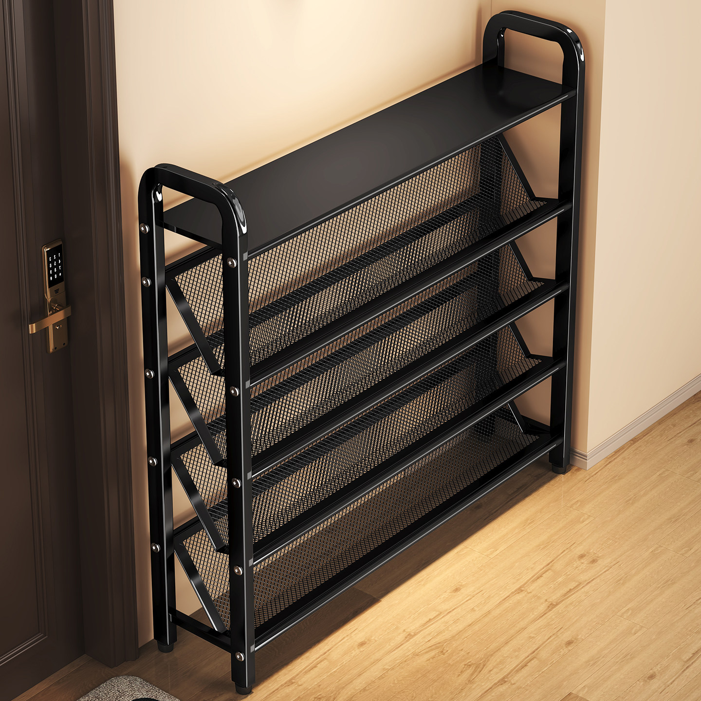 鞋架子多层家用门口窄小型入户玄关鞋子收纳架简易鞋柜出租屋用,淘宝优惠券,粉丝福利购,淘宝优惠卷