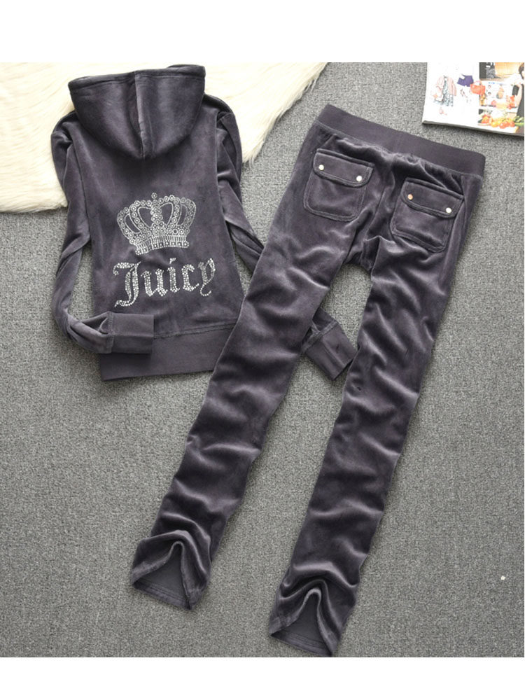 2025年新款女运动套装女卫衣春秋别致时尚显瘦洋气休闲丝绒两件套,淘宝优惠券,粉丝福利购,淘宝优惠卷