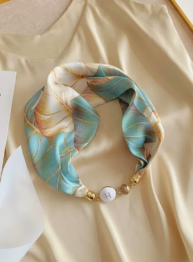 丝巾项链聚酯纤维女士百搭时尚