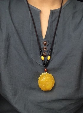 韩国时尚个性百搭毛衣链男