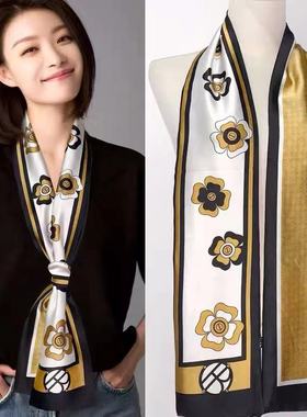 女百搭装饰品丝巾毛衣链