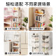 Boke children's storage rack is movable and self-locking
