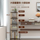 Floor-standing corner storage cabinet that does not occupy bookshelf