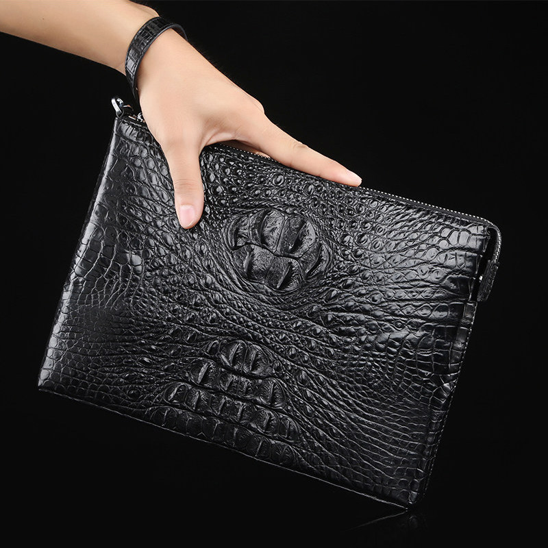 steph ck鳄鱼皮商务休闲大容量男包 史蒂芬妮箱包男士包袋