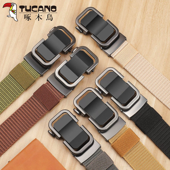 Woodpecker canvas belt for men business casual