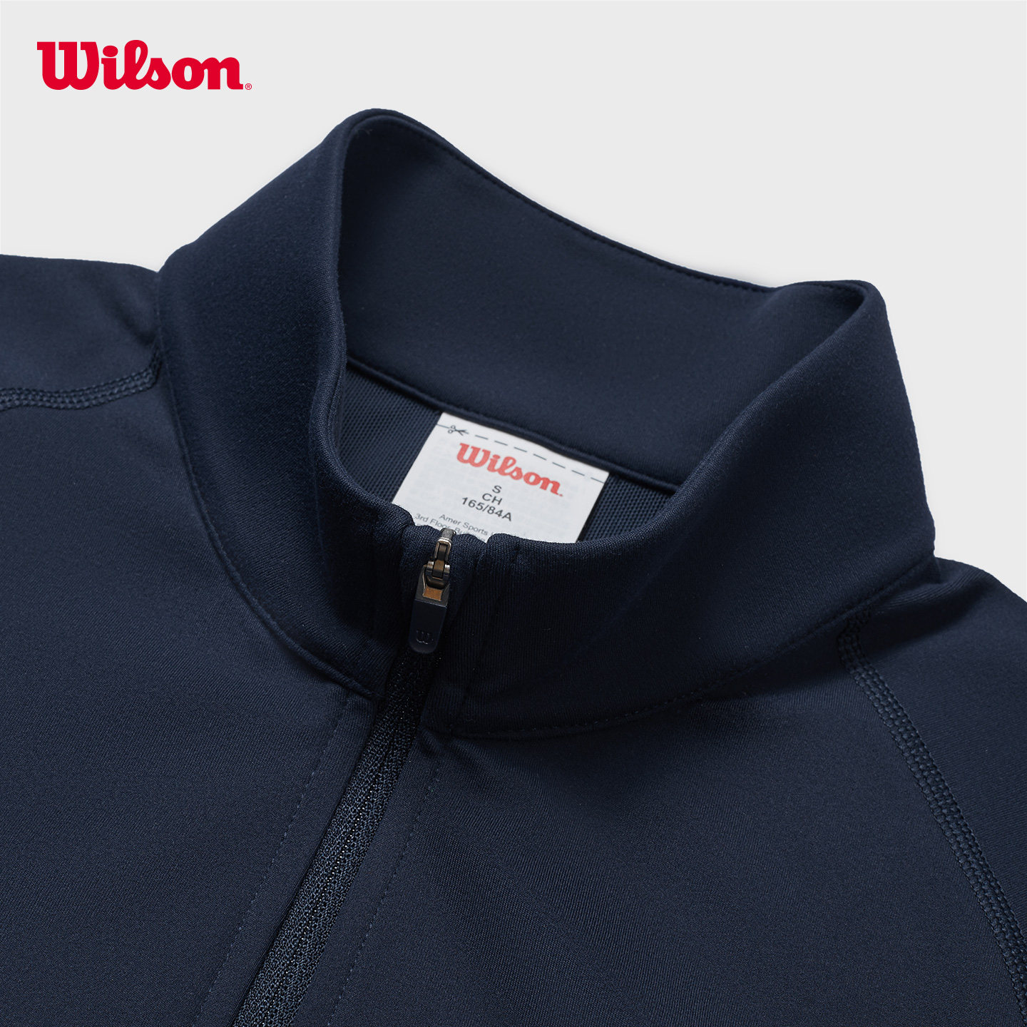 Wilson威尔胜官方春季女士网球运动立领针织磨毛紧身上衣百搭外套,淘宝优惠券,粉丝福利购,淘宝优惠卷