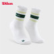 Wilson Wilson Unisex ທ່າອ່ຽງຄົນອັບເດດ: Versatile Contrast ສີ Tennis Socks Antibacterial ຖົງຕີນແອວສູງ