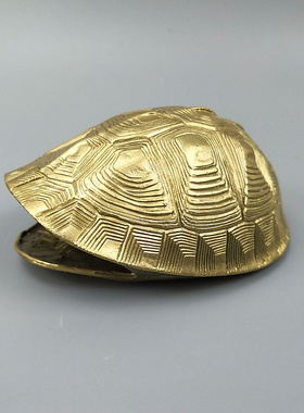 纯铜乌龟壳六爻摇卦铜钱