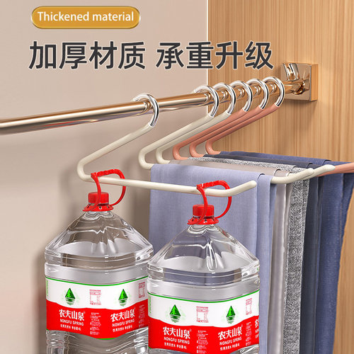 日式鹅型裤架挂裤子专用衣架家用无痕裤夹防滑z字型衣柜收纳神器 - 图3