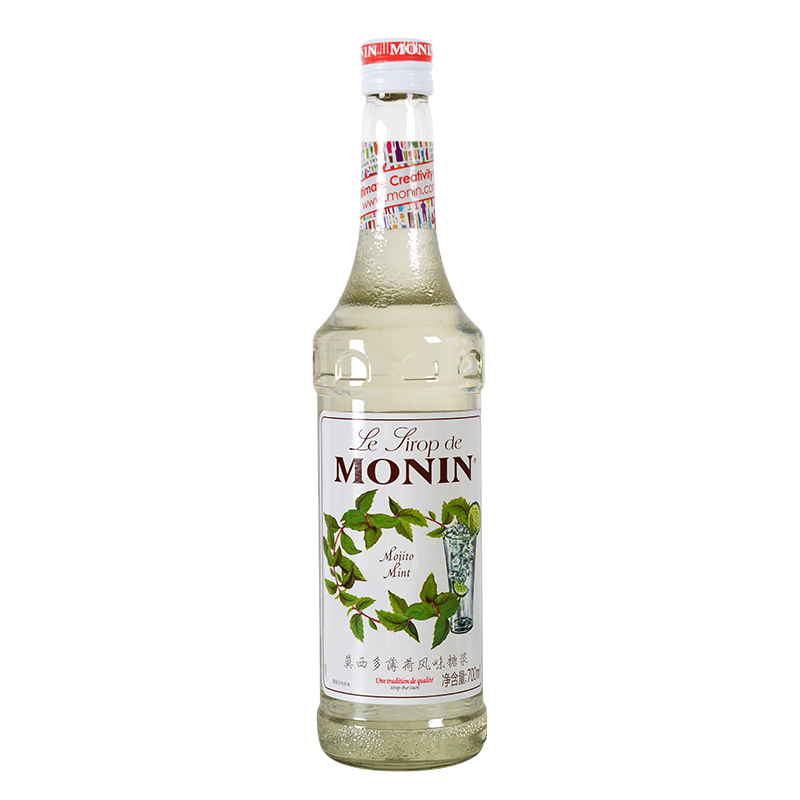 MONIN莫林莫西多薄荷风味mojito经典糖浆花式咖啡鸡尾酒瓶装700ml - 图3