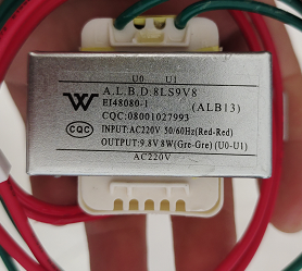 变ALB14220V转9.8V变压器8W、双路输出、空调、水洗机ALBD16LD9V8 - 图0