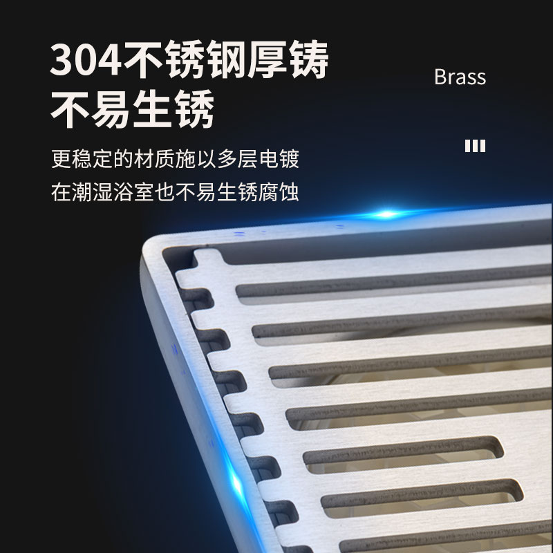 潜水艇地漏防臭器旗舰店官方正品加厚304不锈钢卫生间洗衣机两用-图1