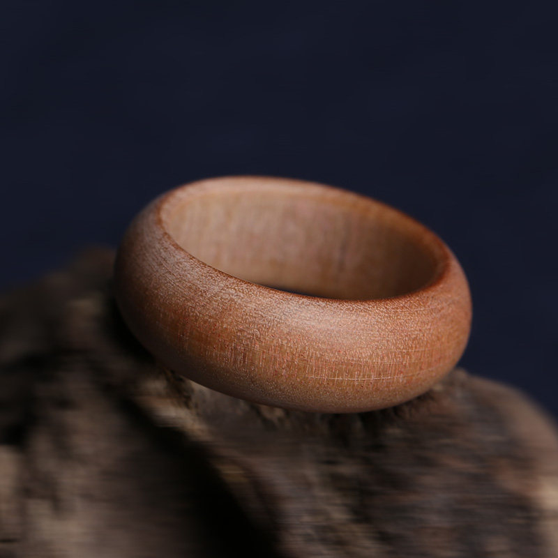 Laoshan Sandalwood Ring Wooden Ring Men's and Women's Finger Ring Retro