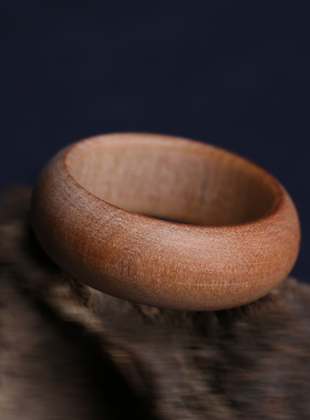 老山檀香戒指木环男女士扳指复古