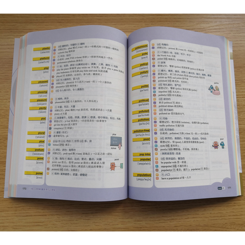FCE核心词图解+联想巧记速练 fce核心词汇单词图解剑桥小学英语考级通用考试备考资料模拟练习书籍初中生俞敏洪网课新东方朗思B2_虎窝淘