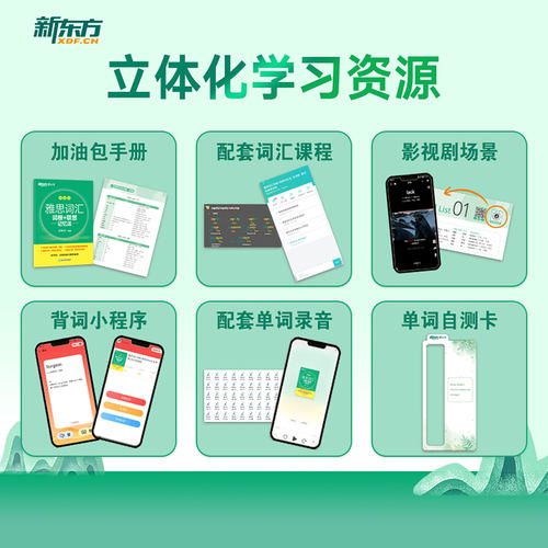雅思词汇乱序版 IELTS雅思词汇词根+联想记忆法乱序版绿宝书 雅思词汇单词可搭雅思真题集雅思王词汇真经教材备考雅思资料正版书籍 - 图1