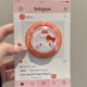 Winter atmosphere shaker snowflake suitable for magsafe mobile phone magnetic suction holder new back sticker magnetic suction creative