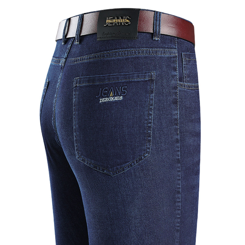 啄木鸟秋冬季羊羔绒加绒加厚牛仔裤男2024新款商务弹力直筒长裤子,淘宝优惠券,粉丝福利购,淘宝优惠卷