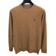 Woodpecker men's middle-aged and young round neck thin knitted sweater