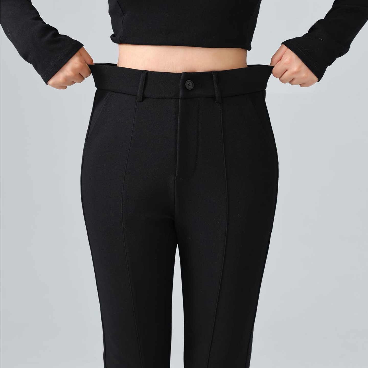 马天奴2025新款黑色修身显瘦90%白鹅绒羽绒裤子长裤百搭保暖时尚,淘宝优惠券,粉丝福利购,淘宝优惠卷