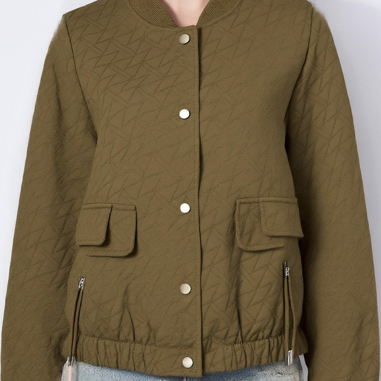 马天奴秋冬新款纯色立领单排扣短款外套时尚职场百搭休闲流行女装,淘宝优惠券,粉丝福利购,淘宝优惠卷