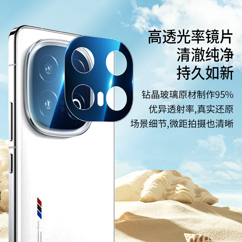 韩仙子适用vivoiqoo13定位镜头膜iqoo13钢化膜摄像头iq0013后置vivo相机viv0iqoo13手机ipoo13秒贴保护膜por