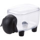 Wall-mounted cotton swab box wall-mounted makeup remover transparent